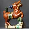 Tang Tricolor Cerâmica Kirin Dando Riqueza e Honra Vento e Água para a Casa Nova Presente Ornamentos Kirin Decoração de Entrada