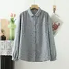 Cardigan de Mujer con Estilo Literario Japonés, Estampado de Dibujos Animados, Holgado, con Solapas, Manga Larga, Otoño 2026