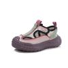 Sandálias infantis novas 2025 verão confortável moda casual simples meninos e meninas sapatos de praia sapatos infantis estudantes