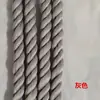 Cuerda de tendedero de mano de colores Nylon tejido Colcha Hecho a mano Decoración DIY Resistente al desgaste Trenzado Exterior para secar al sol Blanco