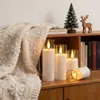 Luz de Vela Digital LED Tipo Bala Jantar à Luz de Velas Roteiro Layout de Atmosfera de Assassinato Adereços Vela com Controle Remoto Criativo