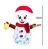 Boneco de Neve Inflável de Natal Pingente de Janela Girafa Decorações de Jardim Modelo de Velho Bolas de Natal Árvore de Natal Inflável