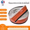 Capa Isolante Aberta de Encaixe Retardante de Chamas e Resistente ao Calor Invólucro de Fibra de Vidro Resistente a Altas Temperaturas Manga Protetora de Cabo à Prova de Fogo