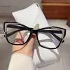 Gafas de Lectura Cat-Eye de Bloques de Color Europeas y Americanas para Mujer Modernas de Alta Definición Anti-Luz Azul Florales Tendencia Elegantes Estilo Extranjero para Personas Mayores
