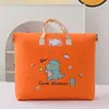 Bolsa de Armazenamento de Desenho Animado, Bolsa Espessa de TNT, Bolsa de Armazenamento de Colcha Infantil, Organizador de Roupas para Dormitório Estudantil, Colcha Têxtil para Casa