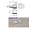 Soporte Deslizante de Aleación de Aluminio Fijación Manual Mecánica para Fijación de Tuberías de Acero con Conexión Universal Bloque Deslizante 40/70/110