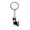 Llavero con forma de gato, ideal como adorno para bolsos, bonito llavero para estudiantes, pequeños regalos, venta al por mayor, productos nuevos transfronterizos.
