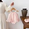Vestido de verão para bebês meninas Vestido fofo Roupas de princesa para bebês Vestido de verão super fofo Vestido estilo ocidental Vestido colete fofo