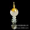 Venta Directa de Fábrica Quemador de Incienso de Cristal Árabe de Oriente Medio Decoración Navideña Hogar Quemador de Aromaterapia de Vidrio