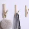 Gancho Creativo de Rama de Árbol Vintage Estilo Nórdico, Gancho Adhesivo de Madera Maciza sin Taladro, Gancho Decorativo de Rama para Pared Estilo Pastoral