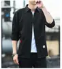 Camisa Harajuku Tendência Slim Fit para Homens, Novo Estilo Jovem e Fashion, Manga Longa Casual de Outono, Simples Estilo Japonês Camisa Masculina