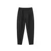 Calças masculinas da moda com um toque cool e de alta qualidade, calças harém estilo jogger, calças casuais slim fit, calças cropped drapeadas estilo Nápoles