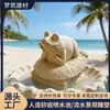 Fuente de Escultura de Arenisca Artificial con Temática de Rana para Hotel Villa Estilo Europeo Fuente de Agua Paisajística Personalización ODM