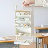 Portalápices Transparente Inclinado Caja de Almacenamiento de Escritorio para Marcadores, Oficina Estudiantil Gran Capacidad Antideslizante Visible Organizador de Papelería