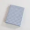Estilo Novo Primavera e Verão 2026 Fio de Algodão Puro Tingido em Fio Algodão Lavado Classe A Lençol de Cama de Algodão Puro Peça Única