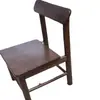Silla pequeña de cuerno de madera maciza de caucho, taburete de madera para niños, banco para cambiar zapatos en casa, banco de sala de estar, taburete bajo, silla de comedor