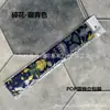 Bolsa Pop Empaquetada Individualmente con Asa Larga, Envuelto con Pañuelo de Seda, Pañuelo Pequeño de Satén Estampado, Cinta, Cinta de Regalo