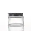 Botella de Vidrio Transparente para Crema 30ml Crema Facial Crema para Ojos Muestra de Cosméticos Botella de Viaje Recargable Botella Vacía Venta al por Mayor Transfronteriza
