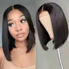 Amazon Cross-border Peruca Fashion Nova Europeia e Americana com Renda Frontal Ponto Médio Reta Peruca com Renda Frontal Cobertura Completa da Cabeça