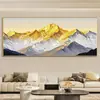 Rizhao Golden Mountain Porcelana de Cristal Pintura Decorativa Pared de Fondo de Sofá de Sala de Estar Soporte de Montaña Pintura Colgante Proyecto de Hotel B&B Venta al por Mayor Individual