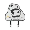 Protetor de Costas de Banco de Carro Anti-Chute Desenho Animado, Bolsa para Detritos, Protetor Anti-Sujeira de Costas de Banco de Carro Panda, Protetor Protetor Multifuncional de Couro para Carro