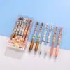 Caneta Esferográfica Gel para Estudante Cartoon Press Apagável Recarga 0.5 Cor Azul Cristal Friction Fácil de Apagar Apagável a Quente Apagável Mágica