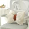 Almohada de Sofá con Lazo de Color Sólido Almohada de Sofá Moderna Simple para Sala de Estar Almohada Decorativa para Dormitorio