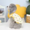 Ropa para Perros para Bichón, Teddy, Maltés, Estilo de Dibujos Animados de Primavera y Otoño, Ropa para Perros Pequeños, Decoración, 23 Chaleco de Limón