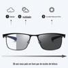 Óculos de Leitura com Mudança de Cor para Homens, Zoom Automático Progressivo Multifocal para Longe e Perto, Óculos de Leitura Anti-Luz Azul