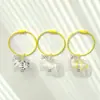 Nuevo Colgante Transparente de Acrílico Almacenamiento de Pelo de Mascota Gato Colección Conmemorativa de Pelo de Perro Colgante de Llavero Venta al por Mayor