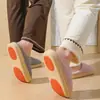 Pantuflas de Algodón Antideslizantes para Mujeres Mayores 2026 Otoño/Invierno Nuevo Estilo para Interiores Más Terciopelo Calidez Ajenjo Antibacterianas Resistentes al Olor Pantuflas de Algodón Hombres