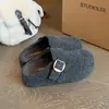 Estilo Inverno 2025 Sapatos de Algodão com Aumento de Altura de 5cm, Sapatos Peludos Retrô Estilo Coreano, Slip-On Fechado, Sapatos Birkenstock Forrados com Lã para Mulheres