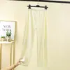 Pantalones térmicos de invierno para mujer para casa, pantalones casuales con forro polar, de cintura alta, talla grande, engrosados, color liso, se pueden usar afuera, pantalones de pierna ancha