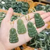 Colgante de Cerradura Xiangyun Buda Guanyin de Jade Hetiano Natural Estilo Chino Frijol de Cuatro Estaciones de Jade Hetiano Marca Wuxi Colgante de Jade