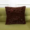 Funda de Almohada Circular de Felpa en Relieve para Comercio Exterior Transfronterizo Cuadrada Color Sólido Cama Cabecera Estilo Americano
