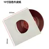 Bolsa para Discos de Vinilo LP de 12 10 7 pulgadas Bolsa de Papel Kraft + Película de PO Bolsa Interior de Doble Capa Bolsa de Almacenamiento Antiestática a Prueba de Polvo