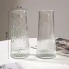 Vaso de Vidro em Formato de Cone Estilo Nórdico Ins Simples Grande Transparente para Bambu da Sorte Hidropônico Ornamento de Arranjo de Flores para Mesa de Escritório Sala de Estar