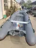 Bote inflable de costilla, Bote de goma con fondo de aleación de aluminio, Bote de pesca con fondo duro y casco de aluminio, Bote inflable engrosado, Lancha rápida