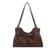 Bolsa Europeia e Americana Feminina Transfronteiriça Grande Capacidade Textura para o Dia a Dia Bolsa de Ombro Único Novo Estilo Outono 2026 Popular Casual Tote Bolsa de Axila