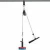Polea de Aleación de Aluminio Set de Fitness para Mancuernas Caseras de Interior para Pájaros Grandes con Agujeros Ajustables para Remo, Press de Banca y Jalón de Polea Alta