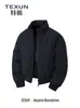 Chaqueta de piloto estilo americano con cuello alto para hombre, nueva chaqueta de motocicleta gruesa y cálida para otoño e invierno 2026, abrigo de algodón plumón