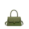 Otoño 2026 Nuevo de Moda Estética Simple Personalidad Versátil Retro Moda Bolso Cruzado de un Solo Hombro de Mano Pequeño Cuadrado para Mujer