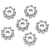 Cuentas Espaciadoras Asimétricas de Plástico Ccb para Pulseras, Collares, Cadenas de Teléfono Móvil, Material de Cuentas Sueltas