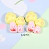 Brillante Hongo de Dibujos Animados DIY Accesorios de Resina para Joyería Pegamento Crema Material para Carcasa de Teléfono Móvil Colgante Colgante Colgante Lote
