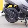 Adecuado para barra protectora de tubo de escape Haojue UFD125 parachoques de silenciador modificado de motocicleta barra anticaída de silenciador