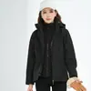 Nuevo Traje de Montañismo Caliente Impermeable Cortavientos Cálido para Exteriores para Hombre y Mujer, Tres en Uno, Dos Piezas, Sellado en Caliente, 2021