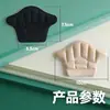 Almohadillas para Talón de Zapatos de Tacón Alto, Almohadillas Suaves Anti-Desgaste Antideslizantes para Deporte y Ocio, Tamaño Ajustable para Hombres y Mujeres, Almohadillas Autoadhesivas para Talón de Tenis