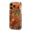 Funda de Teléfono Denior Apple 18Promax de Madera Blanda Material Ecológico iPhone 17Pro Funda Protectora de Cuero Galvanizado