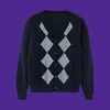 Uniformes Escolares Primarios, Cárdigans de Punto para Niños, Chaquetas Acolchadas Estilo Preppy para Niñas Primavera y Otoño, Suéteres de Algodón para Niños