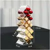 Caja de Almacenamiento para Labiales a Prueba de Polvo Escritorio Cosméticos Esmalte de Uñas Caja Transparente para Labiales Elegante Brillo de Labios Estante de Almacenamiento para Labiales